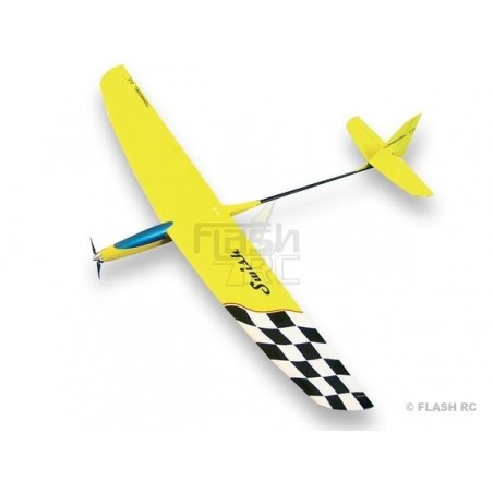 RC Motorgliders - Swish Electro yellow approx.1.49m ARF TOPMODEL.CZ - FLASH RC