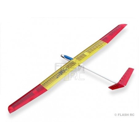 Motoveleros RC - Avia aprox.2.50m rojo/amarillo ARF TOPModeL CZ - FLASH RC