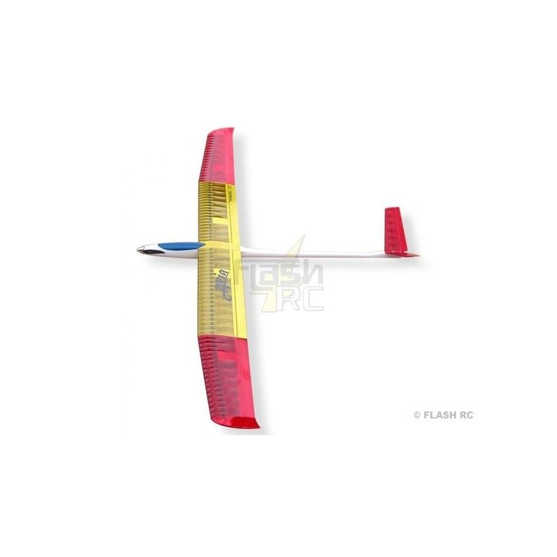 Motoplaneurs RC - Avia env.2.50m  rouge/jaune ARF TOPModeL CZ - FLASH RC