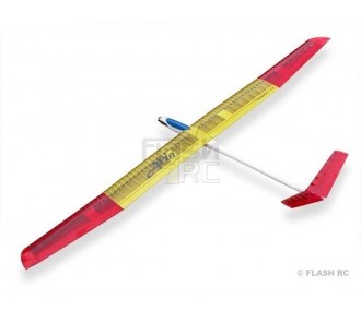 Motoveleros RC - Avia aprox.2.50m violeta/amarillo ARF TOPModeL CZ - FLASH RC 2