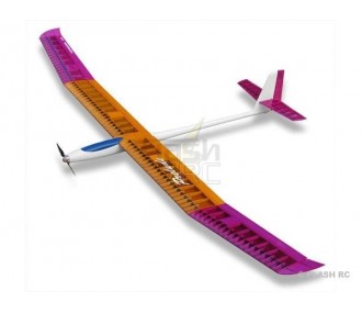 RC-Motorsegler - Prelude ca.2.50m violett/gelb ARF TOPModeL CZ - FLASH RC
