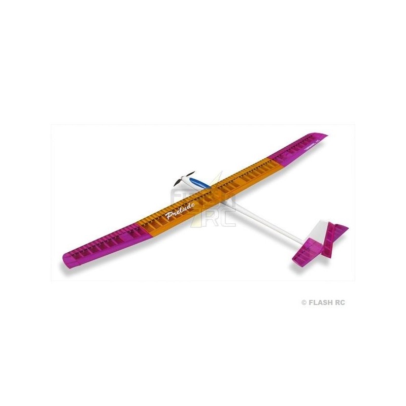 RC-Motorsegler - Prelude ca.2.50m violett/gelb ARF TOPModeL CZ - FLASH RC
