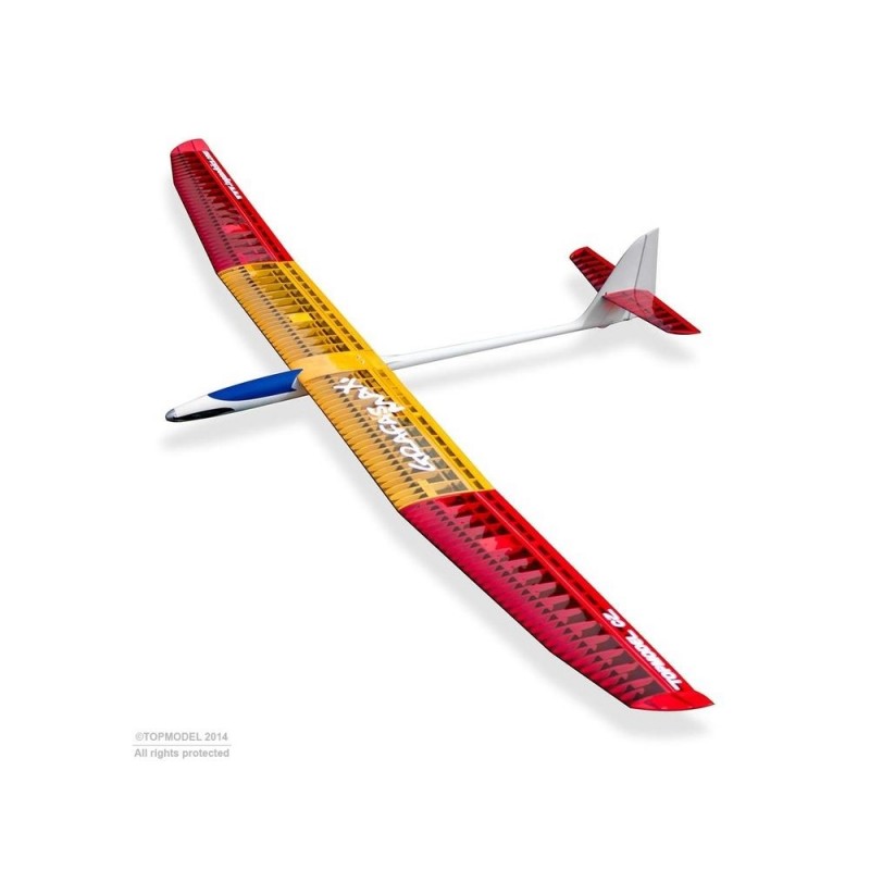 RC Motorgliders - Grafas Maxi approx.3.52m orange/yellow ARF TOPModeL CZ - FLASH RC