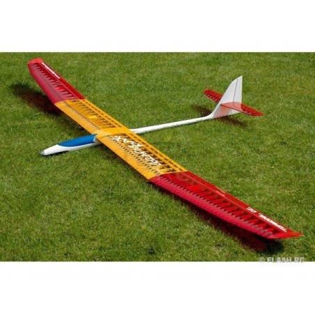 Motoveleros RC - Grafas Maxi aprox.3.52m naranja/amarillo ARF TOPModeL CZ - FLASH RC