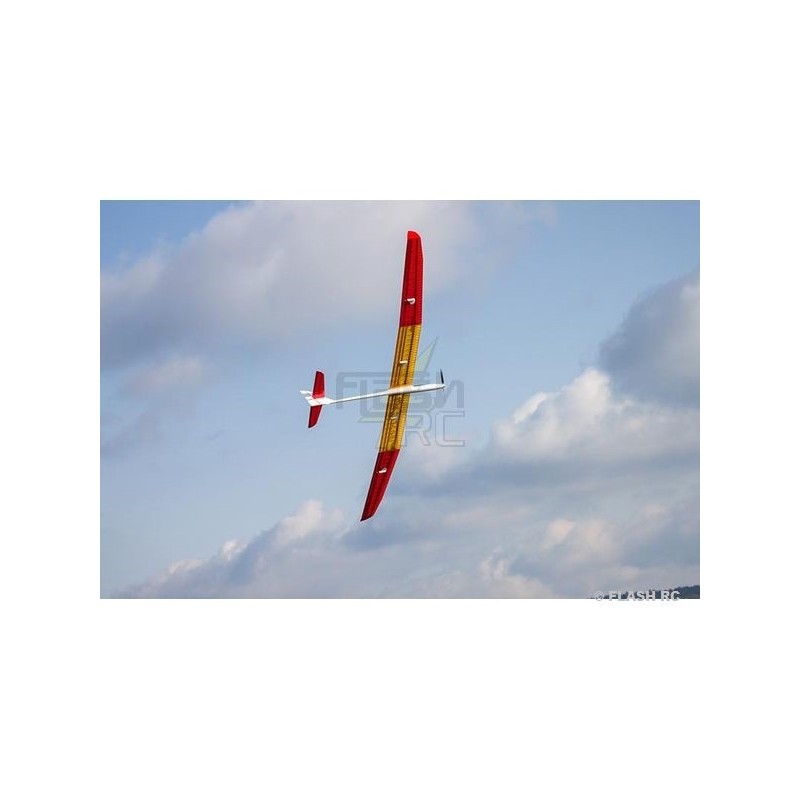 Motoplaneurs RC - Grafas Maxi env.3.52m orange/jaune ARF TOPModeL CZ - FLASH RC
