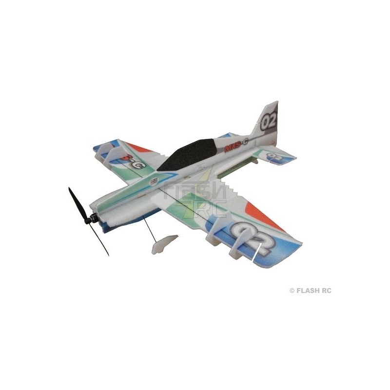 Aerei RC Indoor - RC Factory MXS-C 'Mini Series' verde/blu circa 0,60m - FLASH RC