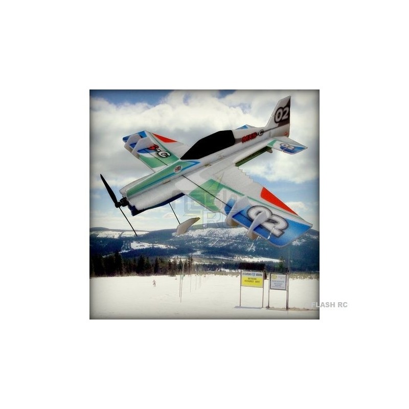 Aerei RC Indoor - RC Factory MXS-C 'Mini Series' verde/blu circa 0,60m - FLASH RC