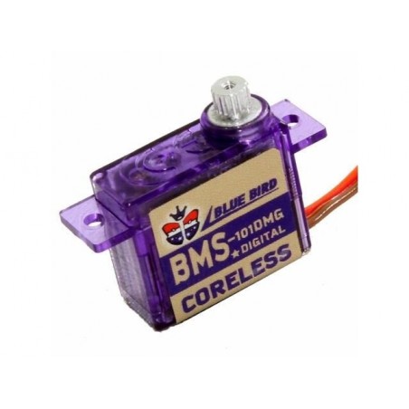 Servos - Blue Bird servo BMS-101DMG 1.0Kg.cm 0.07s 4.4g 7.6mm - FLASH RC