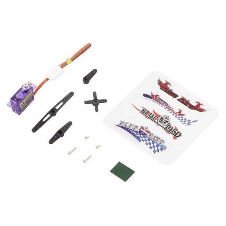 Servos - Blue Bird Servo BMS-101DMG 1.0Kg.cm 0.07s 4.4g 7.6mm - FLASH RC