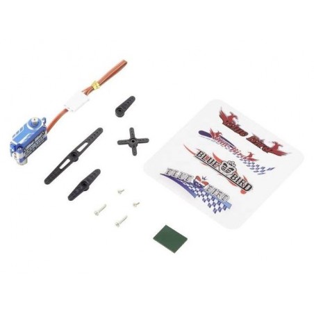 Servos - Blue Bird servo BMS-A10V 3.2Kg.cm 0.07s 7.4g 8mm - FLASH RC