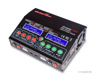Chargeurs - Chargeur UP120AC DUO 100W 12V/220V Ultra Power - FLASH RC