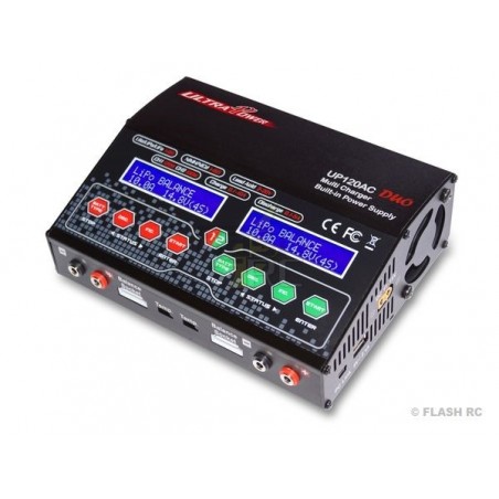 Ladegeräte - UP120AC DUO 100W 12V/220V Ultra Power Ladegerät - FLASH RC
