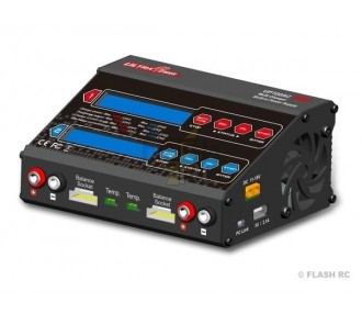 Cargadores - Cargador UP100AC Duo 100W 12V/220V Ultra Power - FLASH RC