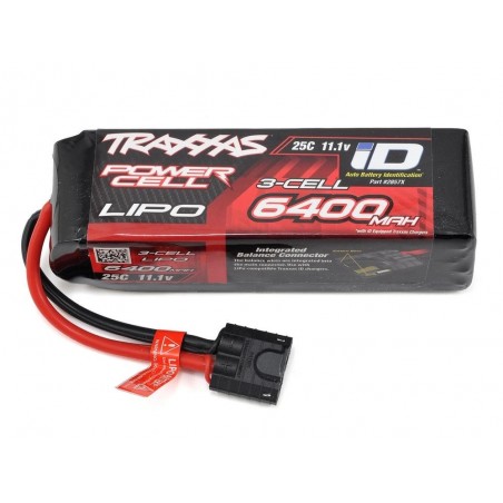 Batterien für RC-Autos und Boote - Traxxas Lipo-Akku 11.1V 3S 6400mAh ID 2857X - FLASH RC