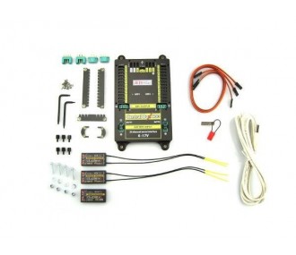 Box (Powerbox, Emcotec, Jeti, ...) - Central Box 400 Duplex 2.4EX + 2x Rsat2 + 1x interruttore RC - Jeti - FLASH RC