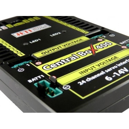 Box (Powerbox, Emcotec, Jeti, ...) - Central Box 400 Duplex 2.4EX + 2x Rsat2 + 1x RC switch - Jeti - FLASH RC