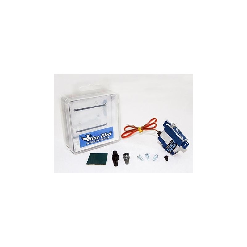 Servos - Blue Bird servo BMS-54H HV 7.4Kg.cm 0.08s 24.0g 10mm - FLASH RC