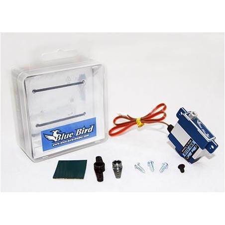 Servos - Blue Bird servo BMS-54H HV 7.4Kg.cm 0.08s 24.0g 10mm - FLASH RC