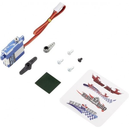 Servos - Blue Bird servo BMS-54H HV 7.4Kg.cm 0.08s 24.0g 10mm - FLASH RC
