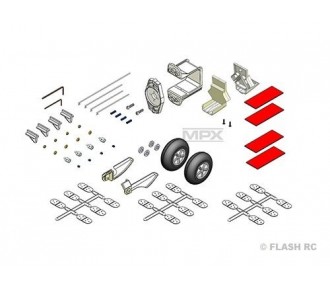 Fittings (parts) - Set of small accessories Parkmaster PRO Multiplex - FLASH RC