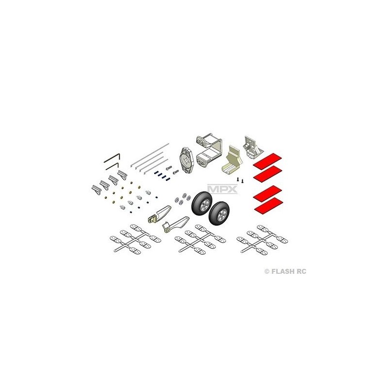 Fittings (parts) - Set of small accessories Parkmaster PRO Multiplex - FLASH RC