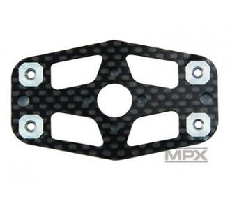 Motors and motor accessories for kits - 4mm carbon motor base ParkMaster PRO Multiplex - FLASH RC