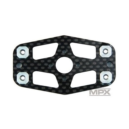 Motors and motor accessories for kits - 4mm carbon motor base ParkMaster PRO Multiplex - FLASH RC