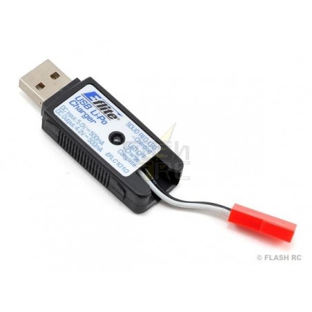 Accessoires & pièces détachées Drones - EFLC1010 - Chargeur Li-Po USB 1S 500mA JST - FLASH RC