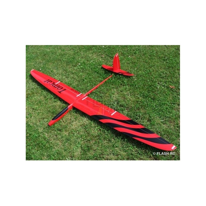 Motoalianti RC - E-Tomcat Full carbon 2,60m rosso e nero RCRCM - FLASH RC