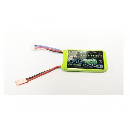 Batterien für den Antrieb von RC-Flugzeugen - Batterie Black Lithium 2S 7.4V 350mAh 45C Steckdose jst-bec - A2PRO - FLASH RC