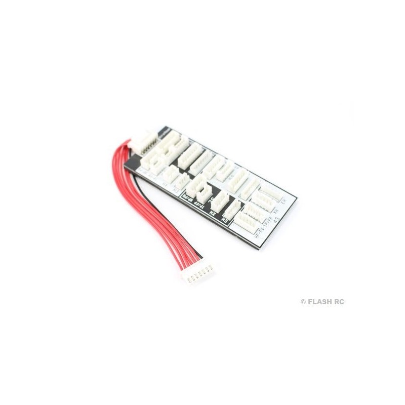 Accessoires chargeurs - Platine d'équilibrage 4 en 1 : JST-XH, TP/FP, HP/PQ, EH Ultra Power - FLASH RC