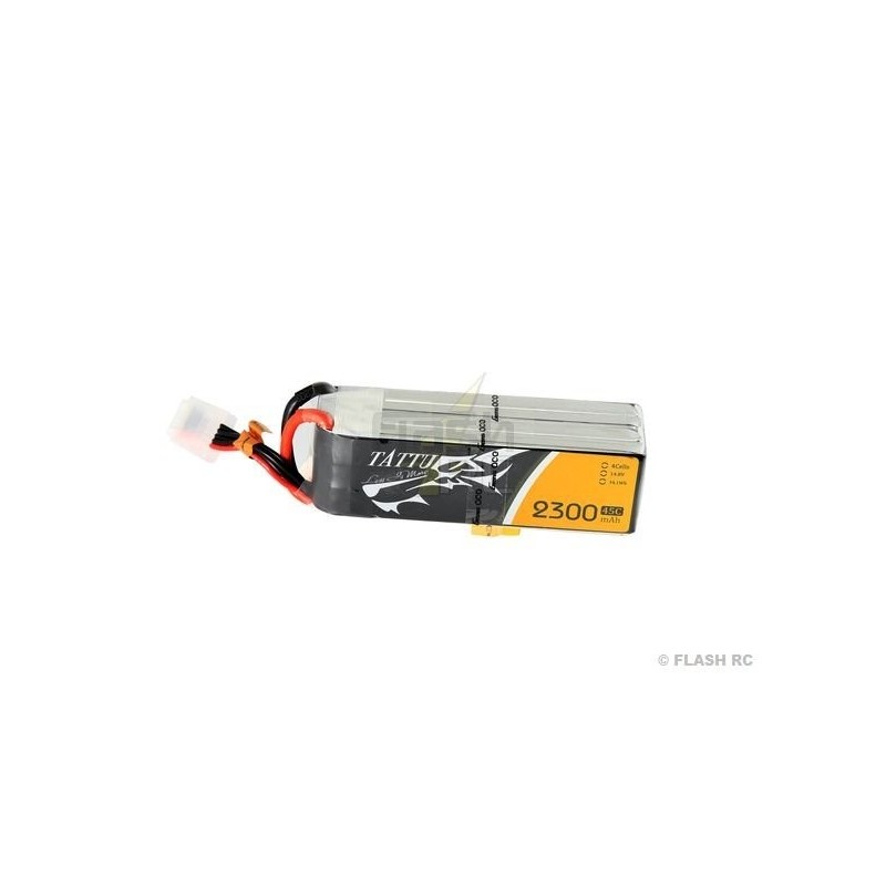 Batterien für den Antrieb von RC-Flugzeugen - Batterie Tattu lipo 3S 11.1V 2300mAh 45C Stecker xt60 - FLASH RC