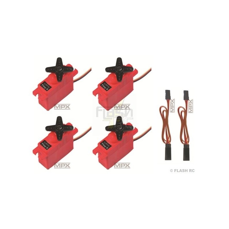 Set de Servos pour twinSTAR BL Multiplex - FLASH RC