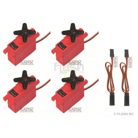 Set de Servos pour twinSTAR BL Multiplex - FLASH RC