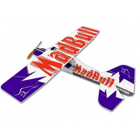 R/C planes for beginners - Hacker plane model Mad Bull blue ARF approx.0.92m - FLASH RC