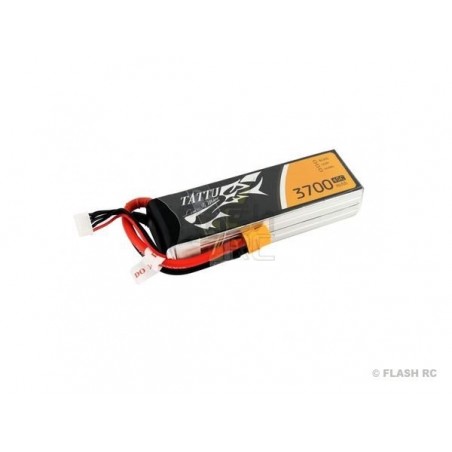 Batteries de propulsion avions RC - Batterie Tattu lipo 4S 14.8V 3700mAh 45C prise xt60 - FLASH RC