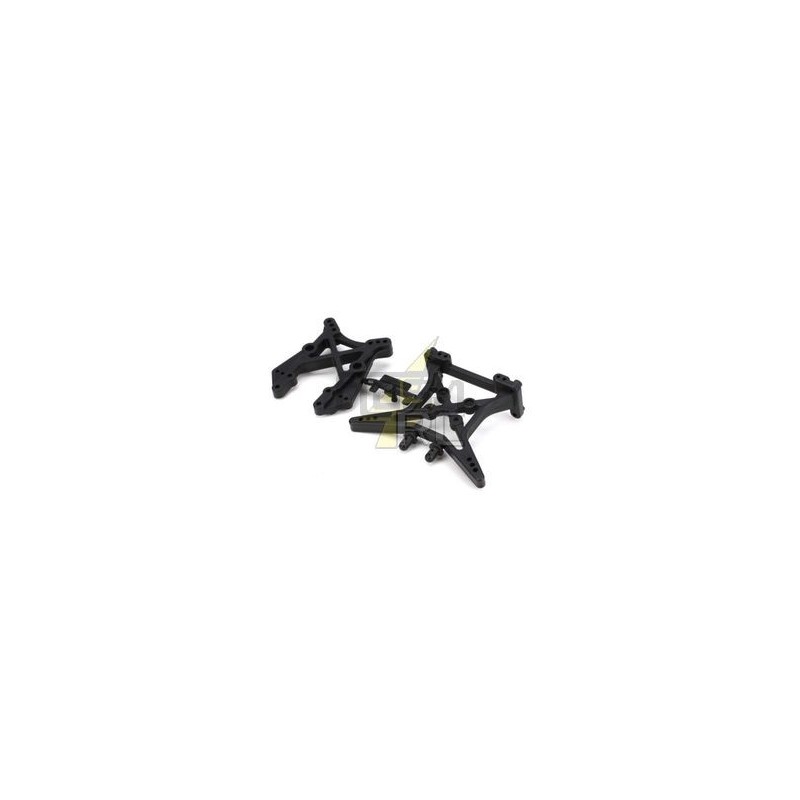 Recambios para coches RC - Amortiguadores delanteros y traseros para ECX 1/10 2WD Circuit, Ruckus, Torment - FLASH RC