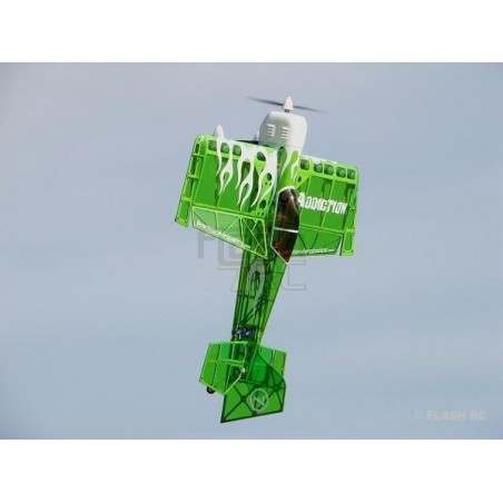 Avión Acrobático RC - Precision Aerobatics Addiction (V2) verde ARF aprox.1.00m - con LEDs - RC FLASH