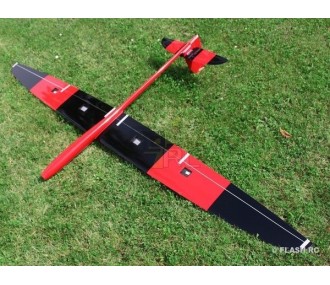 RC-Motorsegler - E-Tomcat Full Carbon 2.60m rot & schwarz RCRCM - FLASH RC 2