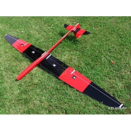 Motoalianti RC - E-Tomcat Full carbon 2,60m rosso e nero RCRCM - FLASH RC