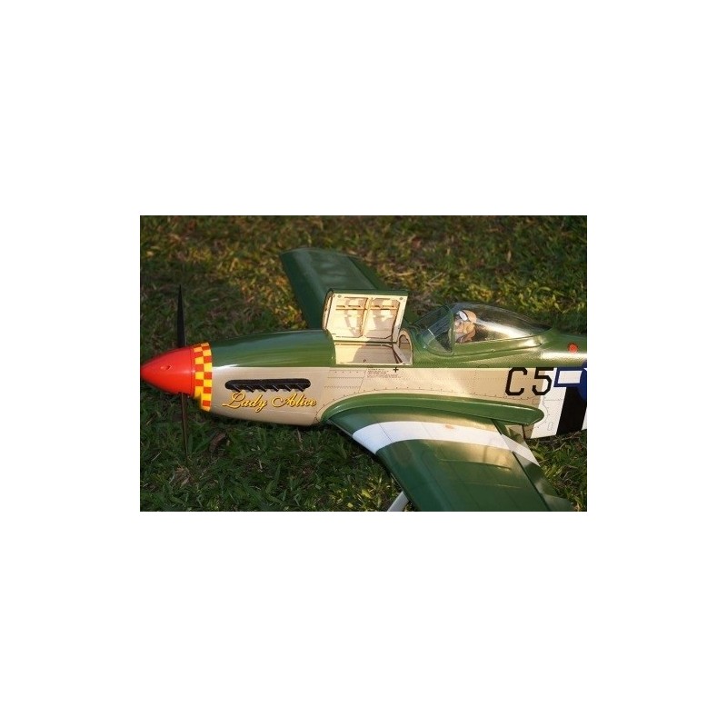 Aircraft VQ model P-51D Lady Alice 46 ARF approx.1,52m