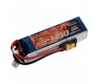RC aircraft propulsion batteries - Gens ace lipo 6S 22.2V 1450mAh 45C xt60 socket battery - FLASH RC