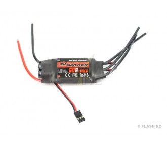 Brushless - Controleur Brushless 2-6S 60A UBEC SKYWALKER HOBBYWING - FLASH RC 2