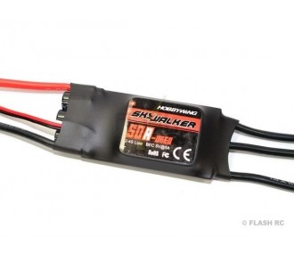 Brushless - Controlador Brushless 2-4S 50A UBEC SKYWALKER HOBBYWING - FLASH RC