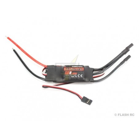 Brushless - Brushless Controller 2-4S 50A UBEC SKYWALKER HOBBYWING - FLASH RC