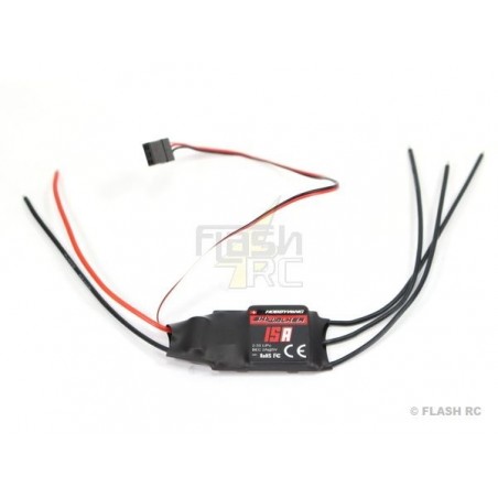Brushless - Controlador Brushless 2-3S 15A BEC SKYWALKER HOBBYWING - FLASH RC