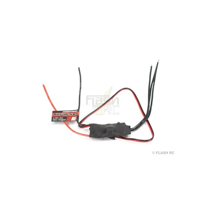 Brushless - Brushless Controller 2-3S 12AE BEC SKYWALKER HOBBYWING - FLASH RC