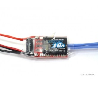 Brushless - Controleur Brushless 2-4S 10A BEC FLYFUN V4 HOBBYWING - FLASH RC