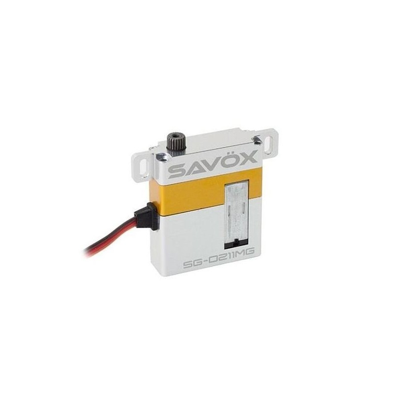 Servos - Savox SG-0211MG digital wing servo (29g, 8kg.cm, 0.13s/60°) - FLASH RC