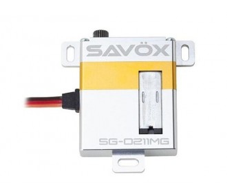 Servos - Savox SG-0211MG digital wing servo (29g, 8kg.cm, 0.13s/60°) - FLASH RC 2
